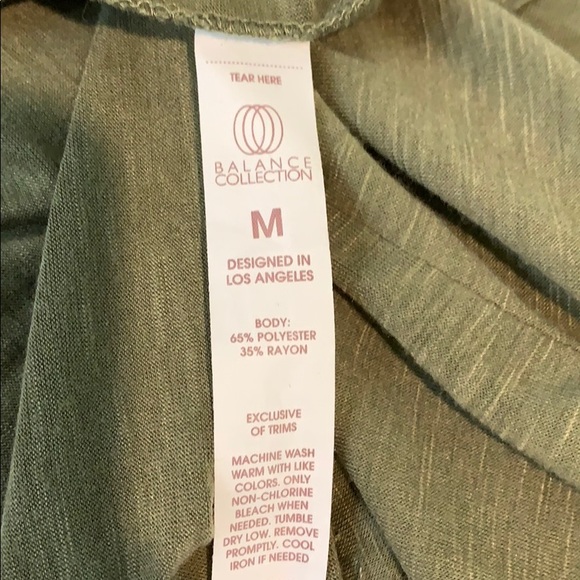 BALANCE COLLECTION Yoga Long Sleeve, Tie Back Top - Picture 6 of 7